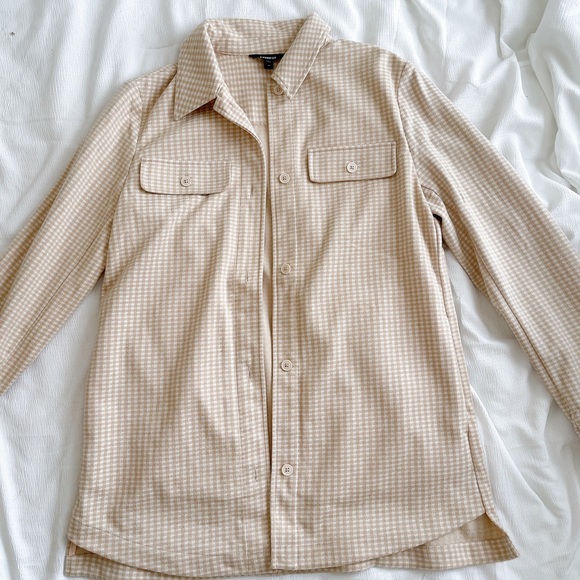 Express Jackets & Blazers - Express Checkered Shacket